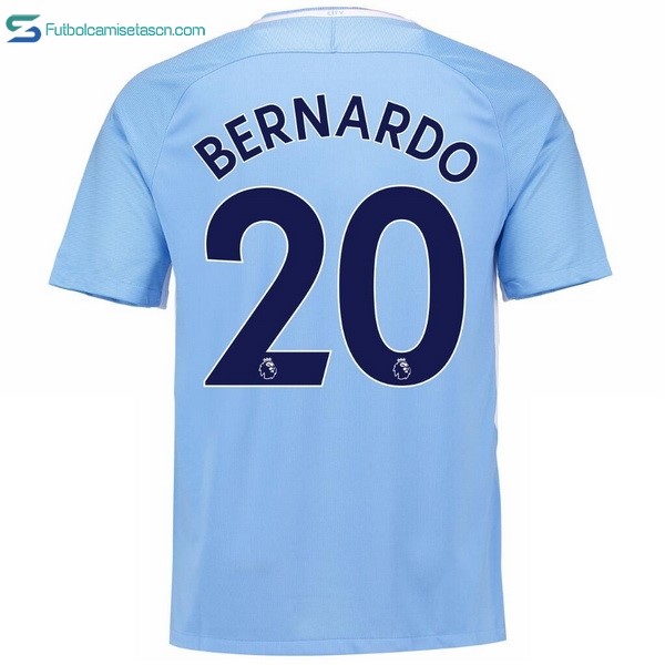 Camiseta Manchester City 1ª Bernardo 2017/18